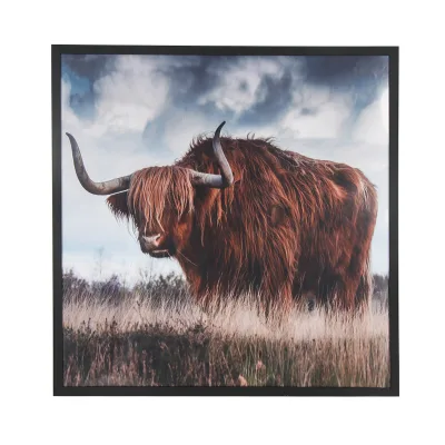 Solid Pine Black Oak Walnut White Metal Aluminum Square Photo Frame 50x50 Cm A4 Size Glass Acrylic Poster Picture Frame