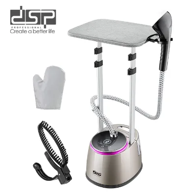 DSP Double-Rod Electric Steam Ironing Machine 2000W Household Use 2-in-1 8-Speed Adjustable LED Digital Flat Iron