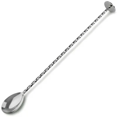 Hot Sale High Quality Stainless Steel Mixing Cocktail bar Spoon  Twist Handle bar Accessories