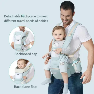 Baby Wrap Carrier Sling Newborn to Toddler 7-35 Lbs Stretchy