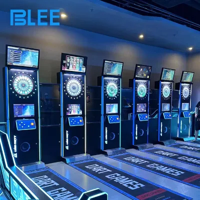 Cheap BLEE Electronic Darts-machine Coin Operated Dart Game Machine with Screen Black 12-Month Warranty 110/220V
