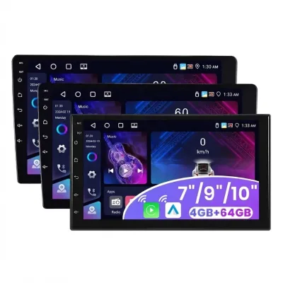 7''/9''/10'' 4+64G Android Car Stereo Radio 2 Din Autoradio Wireless CarPlay/Android Auto GPS WIFI FM RDS AI DSP BT EQ