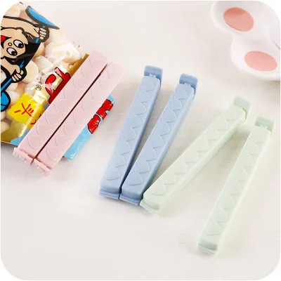 Plain Color Sealing Clip for Food Preservation Small-sized Plastic Bag Snack Bag Sealing Clip Sealing Clamp Sealing Tool
