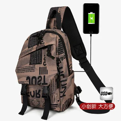 Wholesale Summer Fashion New Wind Chest Bag Nylon Cloth Camouflage Messenger Bag Large Capacity Multi-pocket Shoulder High
