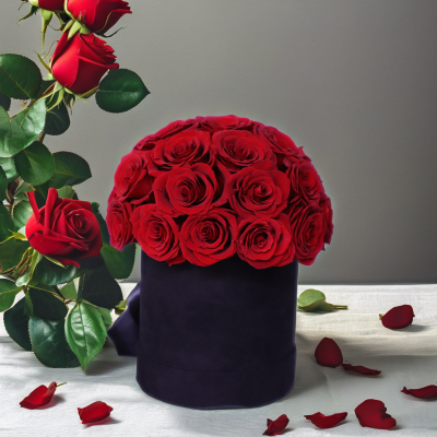 Hot Sale Luxury Pink Red Preserved Roses Dome Box Mushroom Style for Christmas Mother's Day Valentine's Day
