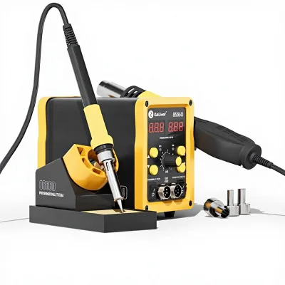 Kailiwei 858D 220V Hot Air Gun Mobile Phone Electronic Repair Soldering Tool Hot Air Blower Digital Display Soldering Station