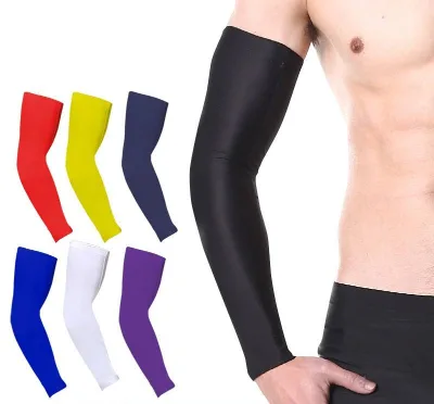 Basketball Wrist Wraps Arm Sleeves Elbow Pads Sports Protective Gear Breathable Elastic Nylon/Cashmere Four-needle Cycling