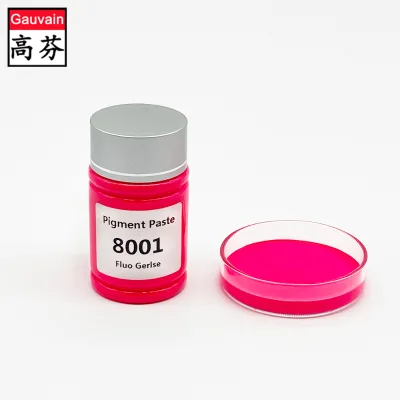 Water-based Liquid Fluorescent Pigment Pastes 8001 Fluorescent Gerlse Liquid Color Paste for Shoes
