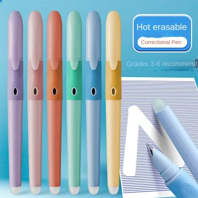 Wholesale Thermal Erasable Fountain Pens Set Erase Fountain Ink Pen for Students Individual Package With Replaceable Refill Ink