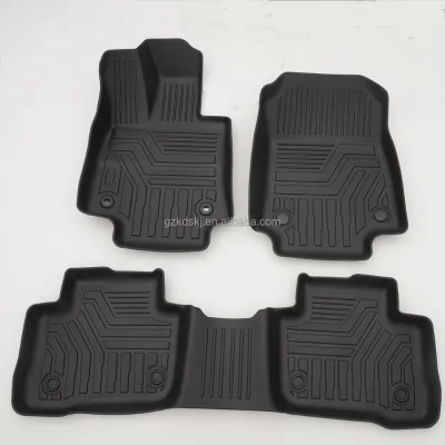 TPE RHD LHD Floor Mats Car Foot Mat 3D Custom Fit for Toyota Rav4 2019-2023