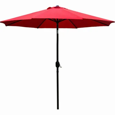 Wholesale Modern Polyester Fabric 9ft Market Patio Umbrella with UV Resistant Sun Shade for Hotel Outdoor Use