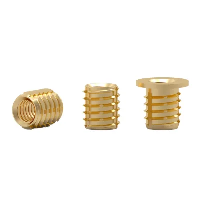 Brass Fitting Self Threading Flanged Threaded Inserts Nuts Plastic Box