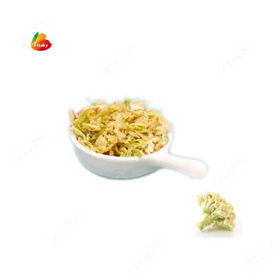 Factory Product Green Natural Dried Vegetables Dehydrated Cauliflower Flakes Dried Cauliflower
