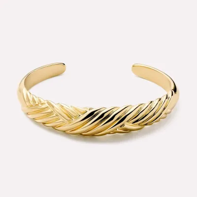 14k Gold Vermeil Textured Cuff Bangles Fashion Jewelry Bracelets Bangles Minimalist Bracelet 925 Cuff Bangle Bracelet