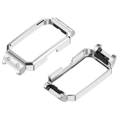 Protective Case for Huawei Band 10 Metal Sugar Cube Frame Compatible Band 9 8 Square Raw Ear Protective Case