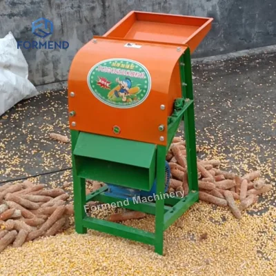 Low Price Corn Maize Sheller Peeling Gasoline Type Corn Shelling Thresher Machine