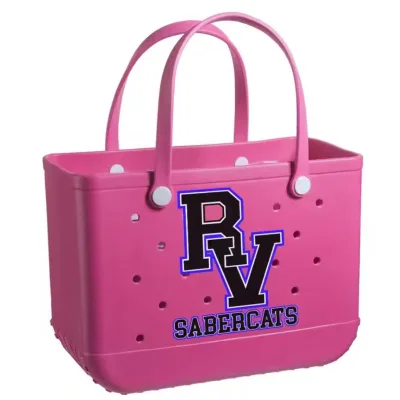 Custom Logo Wholesale New Design Blank PVC Makeup Designing Waterproof Rubber Tote Eva Silicone Beach Bag