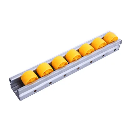 Gravity Flow Roller Track with PE/ABS Wheels/ Industrial Pallet Conveyor for Sliding Shelf Systems