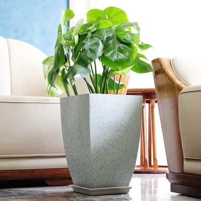 Flower Pot Vase Home Decoration Ornaments Simple Personality Creative  Plant Pots Plastic Flowerpots Garden Pot