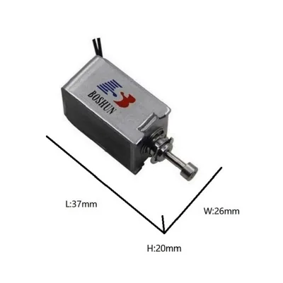 Customization Corrosion Resistant Plated  with Optional Return Spring Micro Open Frame Solenoid