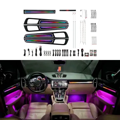 2018-2023 Car Modification and Upgrade Interior Atmosphere Lights Door Decoration Lighting Footwell Lights for Cayenne
