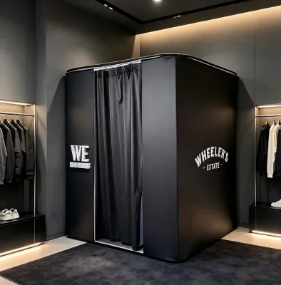 Tension Fabric Shop Fitting Room Foldable Tent Portable Changing Room for Commercial Store