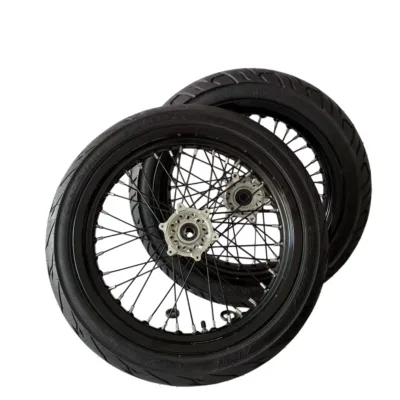 17-inch Spoked Wheel Replacement Motorcycle Tire with No Wheels
