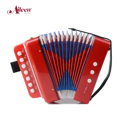 B0702 Hot Sale Abs Material 7 Button 2 Bass 14Tone Child Button Accordion