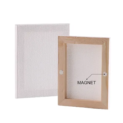 Wholesale High Quality Art Painting Magnetic Mini Blank Stretched Canvas