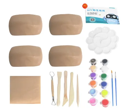 Modeling Clay-Sculpting and Molding Premium Air Dry Clay Pottery Tool Set for Children