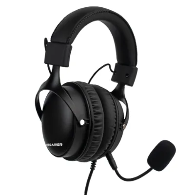 Factory high quality black gaming headset for game