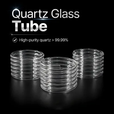 Jinfang Factory Wholesale Customized High Temperature Resistant Clear Fused Silica Quartz Glass Tube