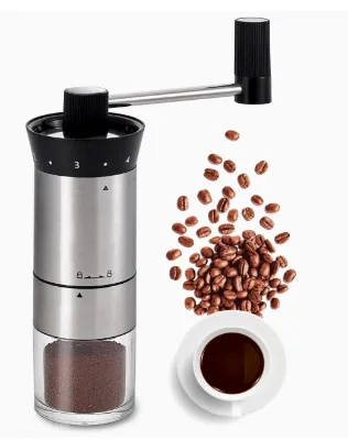 Adjustable Hand Cranked Coffee Grinder Household Small Manual Italian Coffee Utensil Coffee Bean Grinder PORTABLE