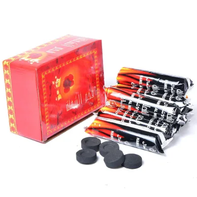 Firemax Low Moisture Hardness Hookah Carbon Easy to Use Black Coco Charcoal for Shisha Coconut Shell Machine-made Charcoal Round