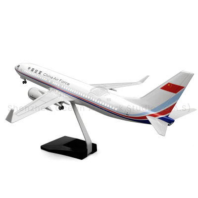 Aircraft Plane Model for Gift 1:85 Scale Model Aircrafts 737-800 Chinese Air Force 47cm Boeing Model Airplanes