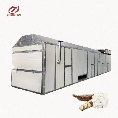 Professional Mesh Belt Dryer for Cassava Drier Automatic Continuous Drying Cassava Machine