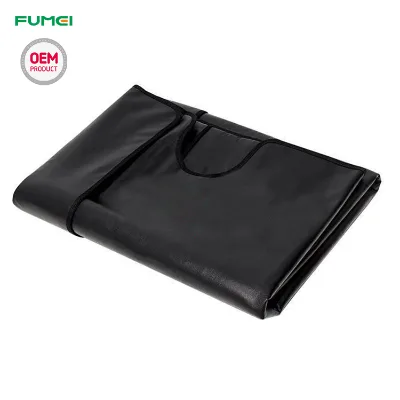 OEM Customized 1 Zone Heating Portable PU Leather Infrared Sauna Blanket with US Plugs Commercial Use