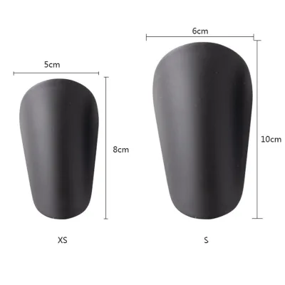 8*5cm Custom Small Blank White Sublimation Football Soccer Shin Guards Mini Shin Pads