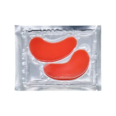 Organic Collagen Eye Mask Blood Orange Vitamin C Sheet Gel Patch for Eye Care Features Dark Circles & Wrinkle Reduction