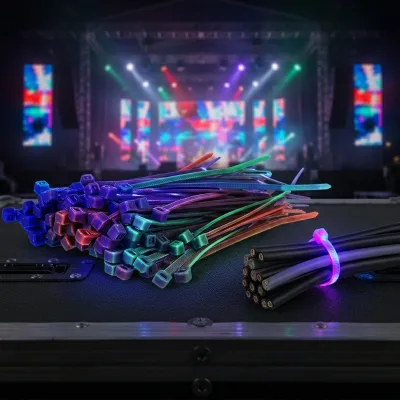 Luminous Zip Ties for Concert and Event Stage Decoration