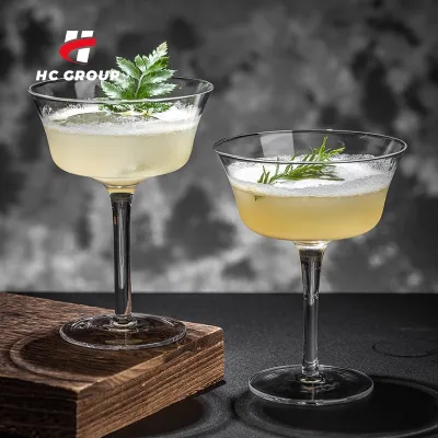 Japanese Style Wide Mouth Cocktail Glasses Crystal Cocktail Mixing Glass Business Gift