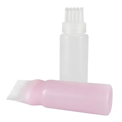 Refillable Hair Dye Bottles with Applicators for Salon Hair Coloring 60ML Styling Tools Included Perm Oil Flask