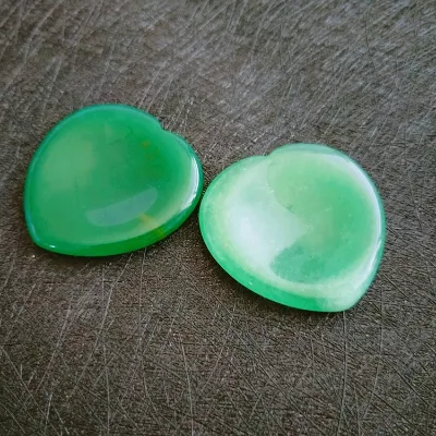 HUIYING Natural Crystal Green Aventurine Worry Stone Gemstone Thumb Stones Best Crystals Product Supplier