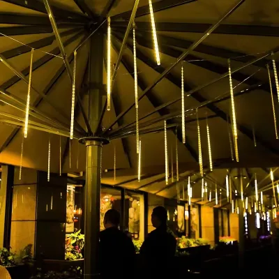 ETOP 0.5 Meter Length DC12V 3D 30 Pixels Tube Led Falling Snow Tube Lights Landscape RGB Meteor Rain Lights