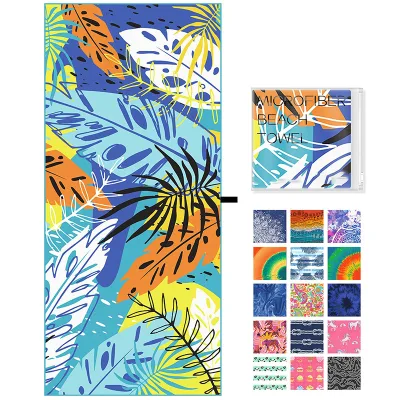 Bulk Sale Outdoor XL Printed Microfibre Beach Towels