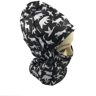 Fashion Customized Full Face Skull Printed Polyester Balaclava