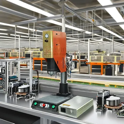 High Efficiency 15kHz Ultrasonic Sealer Machine New Semi-Automatic Plastic Welder for Welding 220V