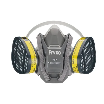 High Quality SM6502 Half Face Mask with Dual Filter Interface Anti Gas for Polishing Welding