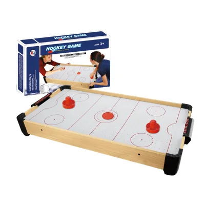 27 Inch Air Hockey Game Table with Sliders and Pucks,Parent Child Interactive,Paced Winner Board Game Family Game