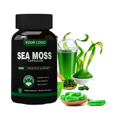 Sea Moss Supplement Organic Irish Seamoss Pills Sea Moss Extract Natural Sea Moss Capsules